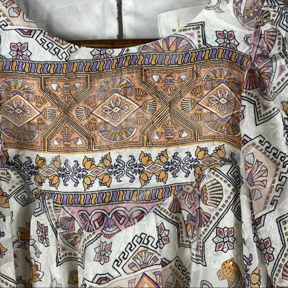 ANTHROPOLOGIE Flora Silk Blouse NWT in Size Small - Picture 3 of 4